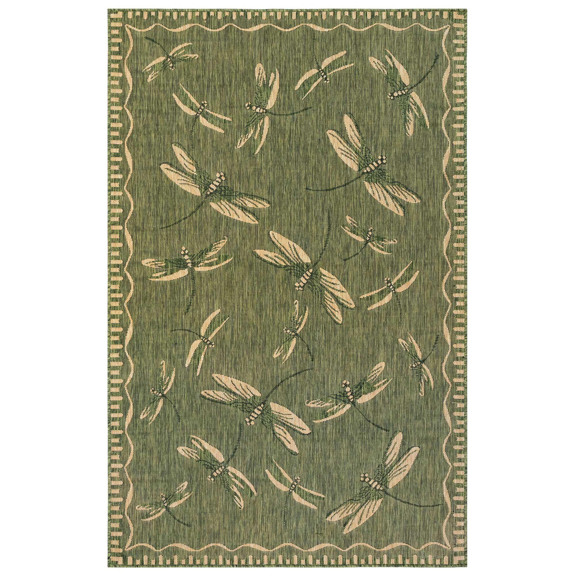 Carmel Dragonfly Indoor Outdoor Area Rug