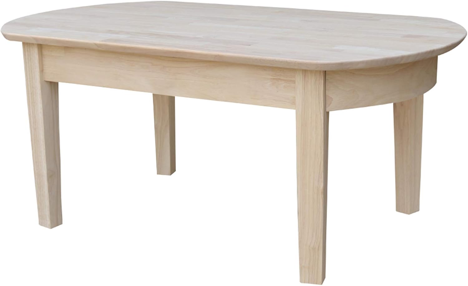 Oval Coffee Table, Unfinished Z495