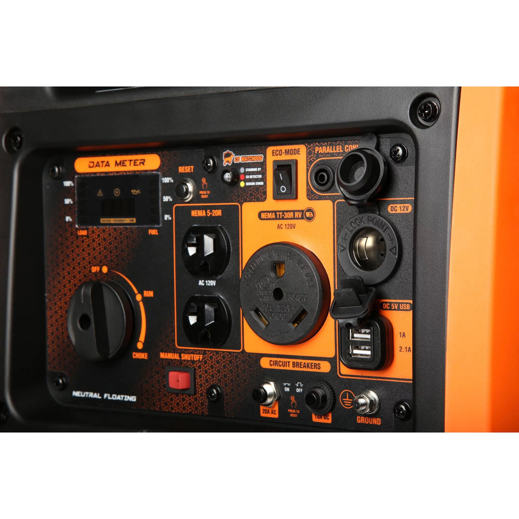 4500-Watt Portable Inverter Generator with Fuel Shut-Off B593380