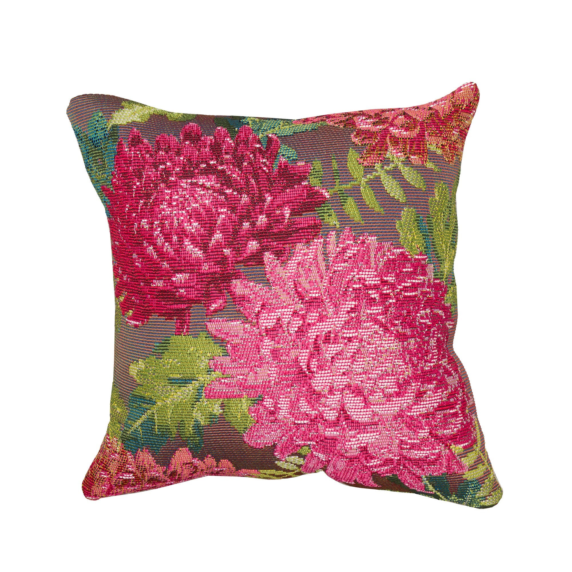 Marina Mums Indoor Outdoor Throw Pillow