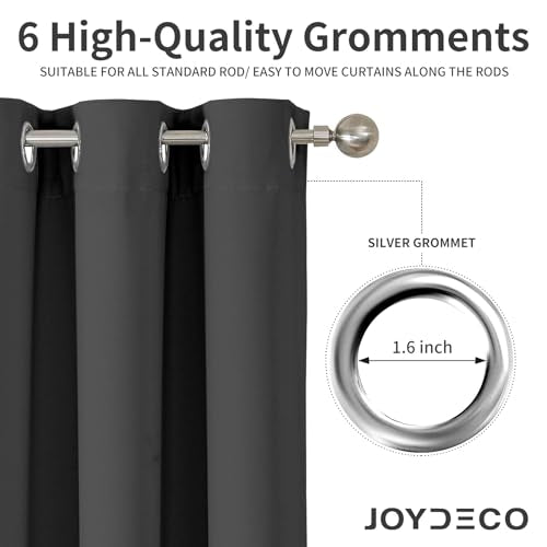 Light Beige Blackout Curtains 108 Inch Length 2 Panels Set N944