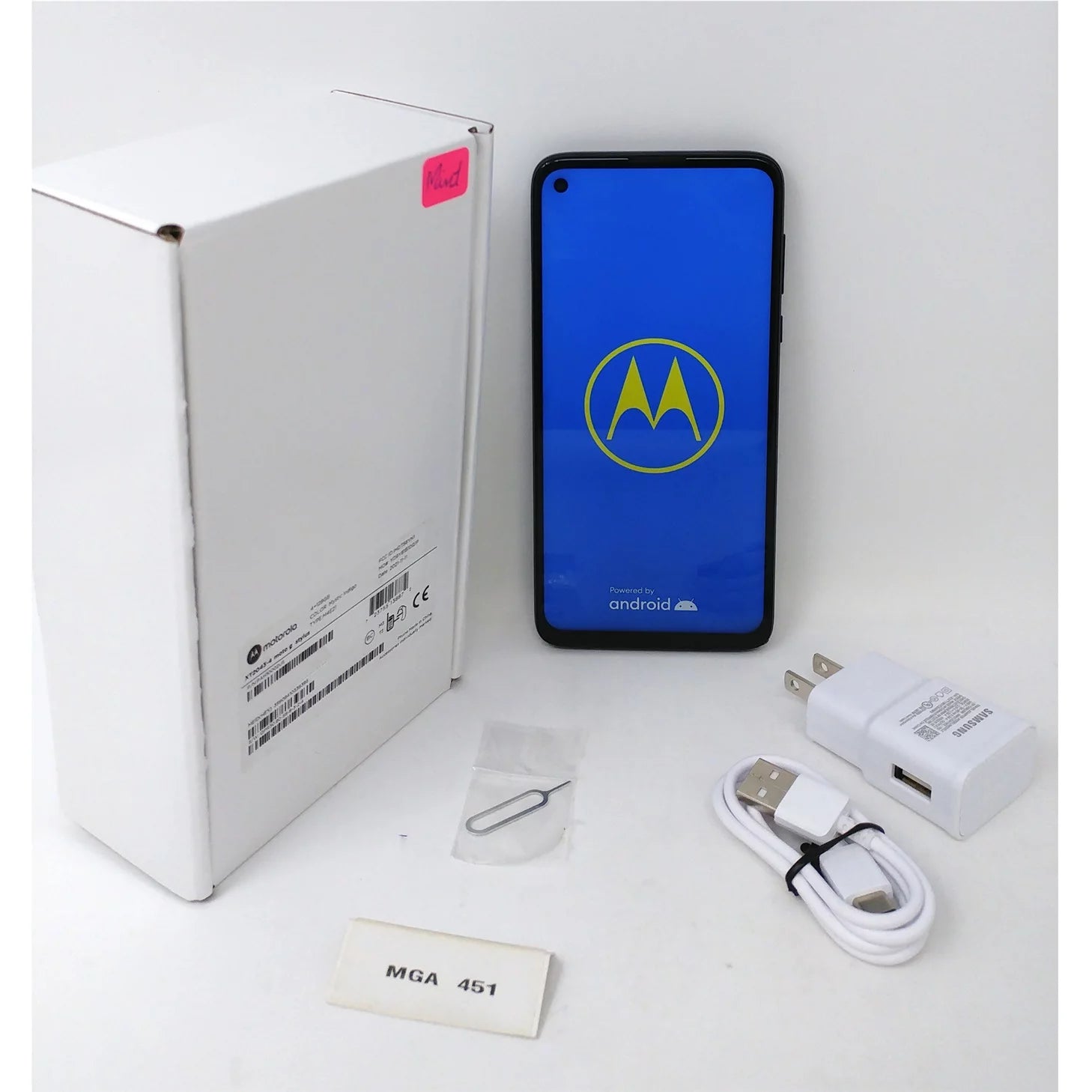 Pre-Owned Motorola Moto G Stylus 128GB+4GB Unlocked Phone Mystic Indigo T538