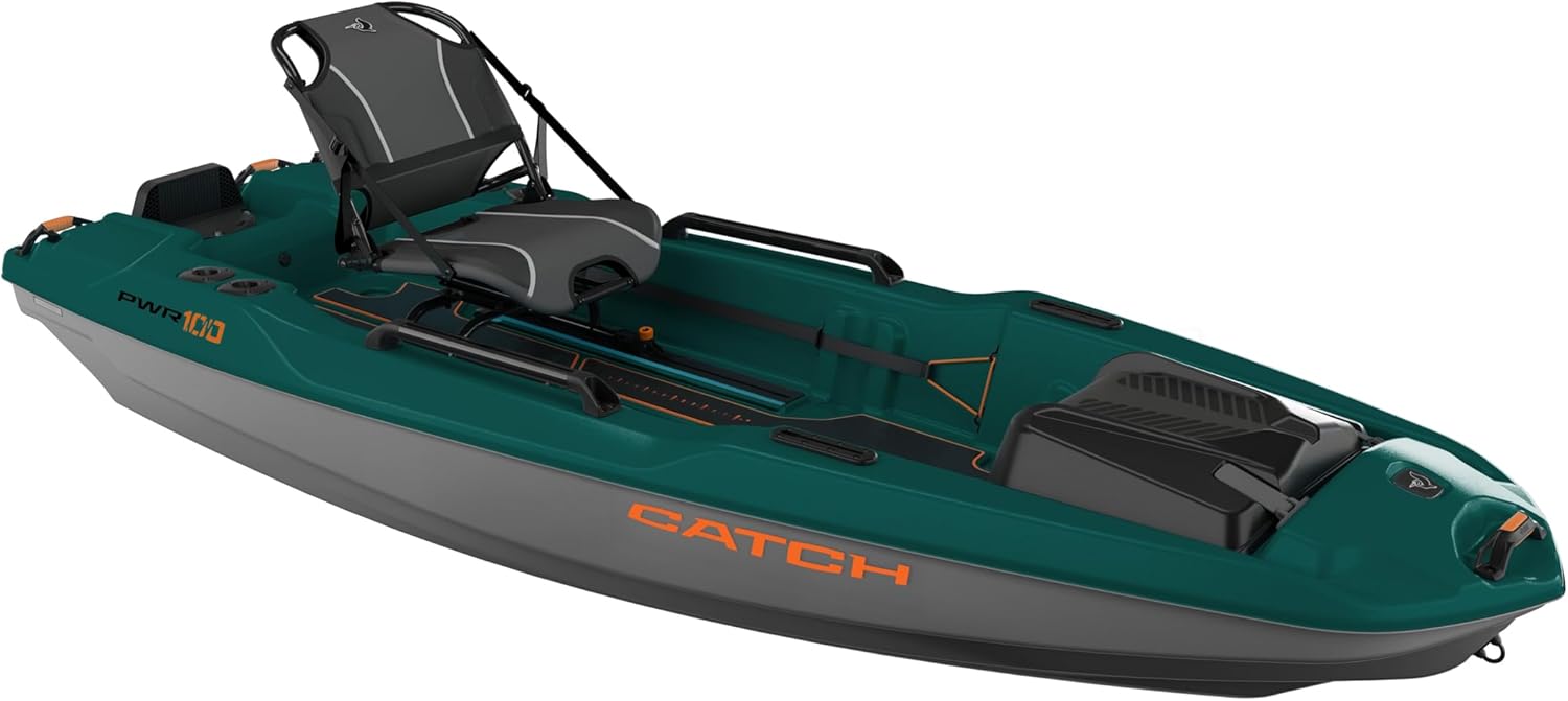 Forest Green Magnetic Grey 10 ft Sit-on-Top Fishing Kayak K736