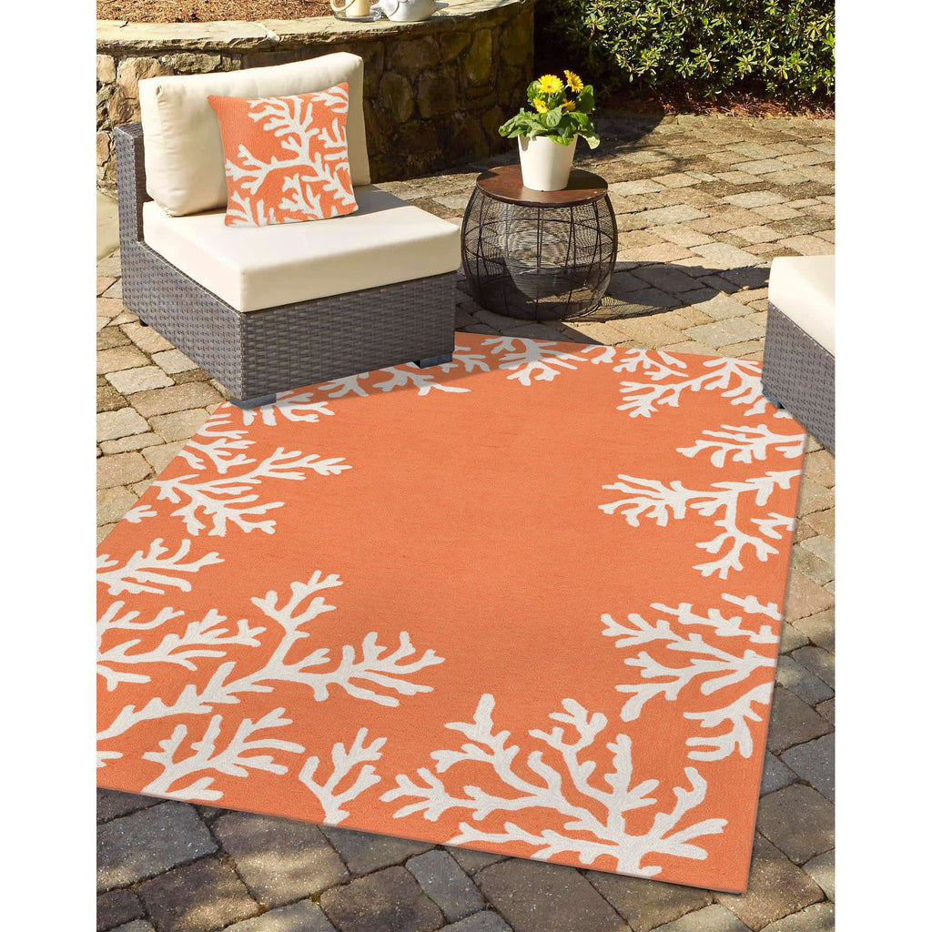 Frontporch Coral Indoor Outdoor Throw Pillow
