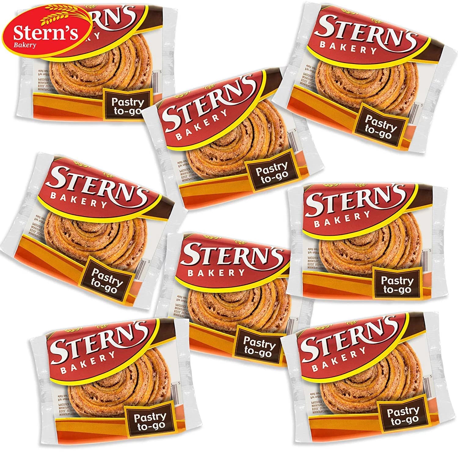 Cinnamon Buns Breakfast Pastry 18 Cookies Individually Wrapped 36 oz I87898