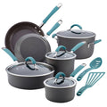 12-Piece Gray Cookware Set E1328