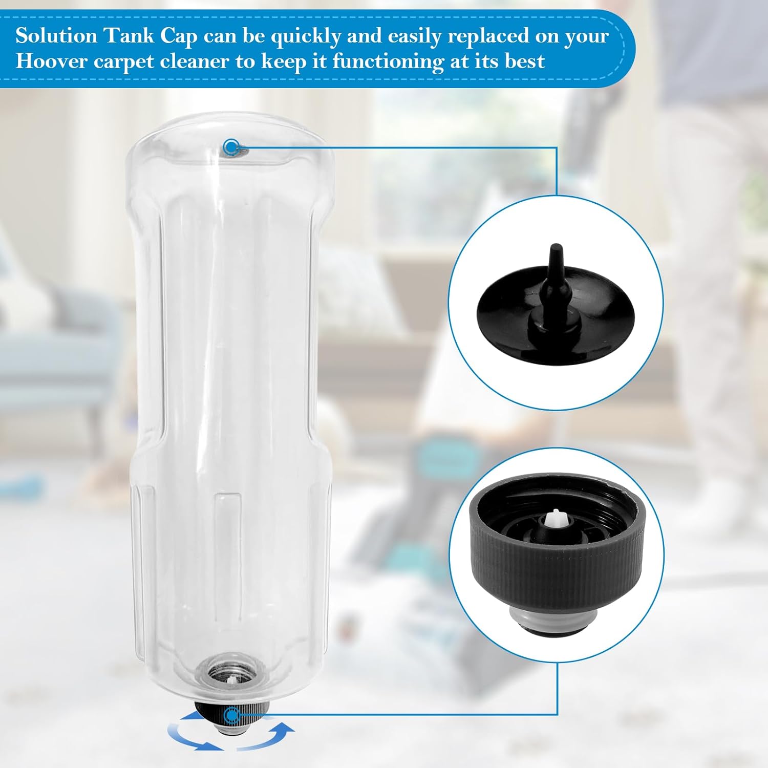 Solution Tank Cap for Hoover Carpet Cleaner M368