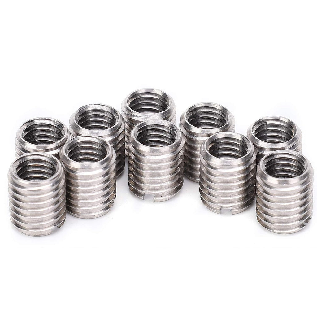10Pcs Stainless Steel Hex Socket Drive Insert Nut for Wood Furniture (20 x15mm) G2190
