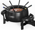 3 Quart Electric Non-Stick Fondue Pot Set with 8 Forks P407740