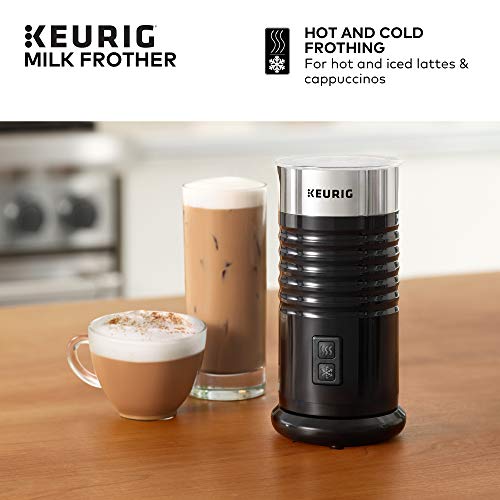 Gray Single Serve Coffee Maker with Milk Frother E764