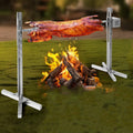 53" Electric Rotisserie Grill with Adjustable Height Stainless Steel J78122