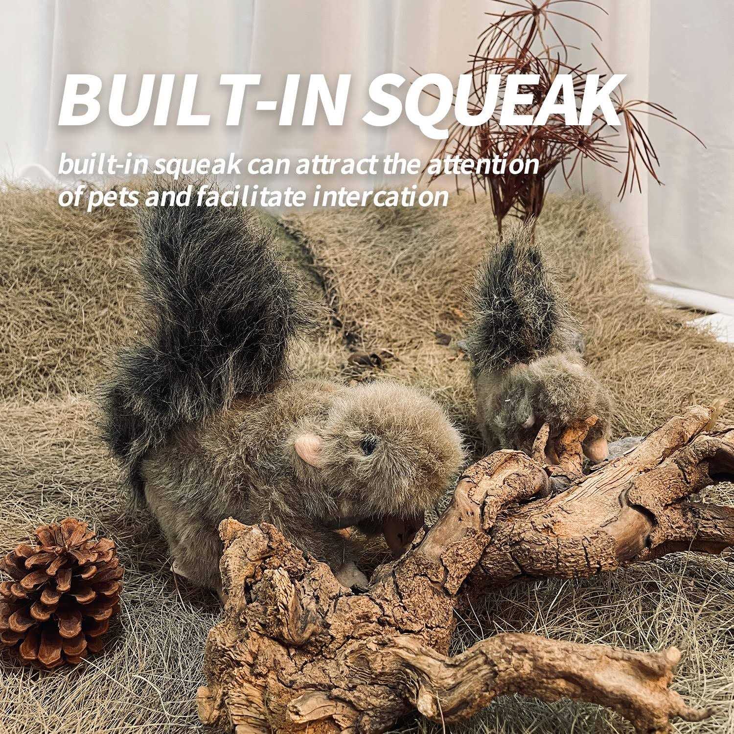 Pet Squirrel Plush Toys S52036