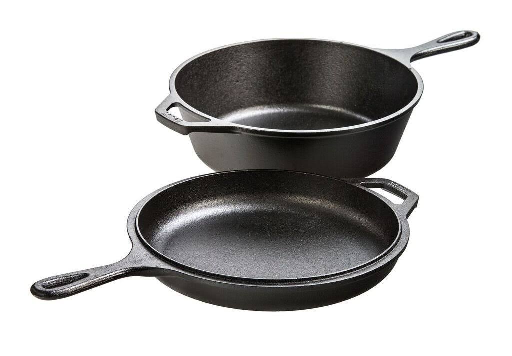 3.2qt Cast Iron Combo Cooker S347159