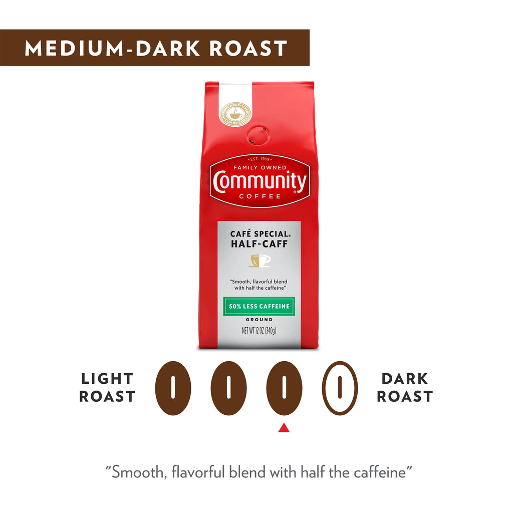 Half-Caff 32 Ounce Bag Coffee T652