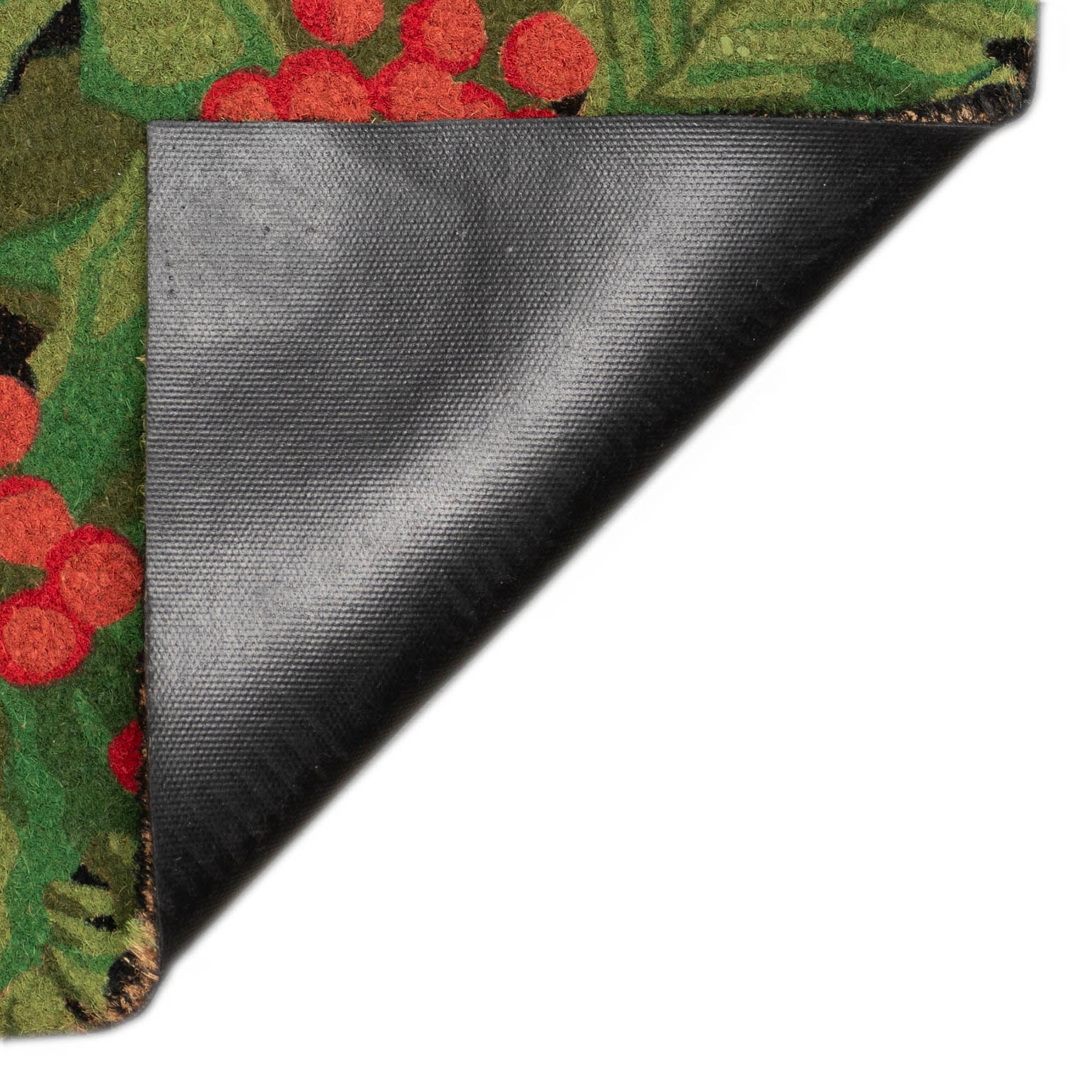 Natura Hollyberries Coir Doormat with Non-Slip Backing
