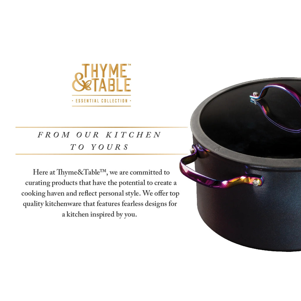 12-Piece Non-Stick Black & Rainbow Cookware Set N846022