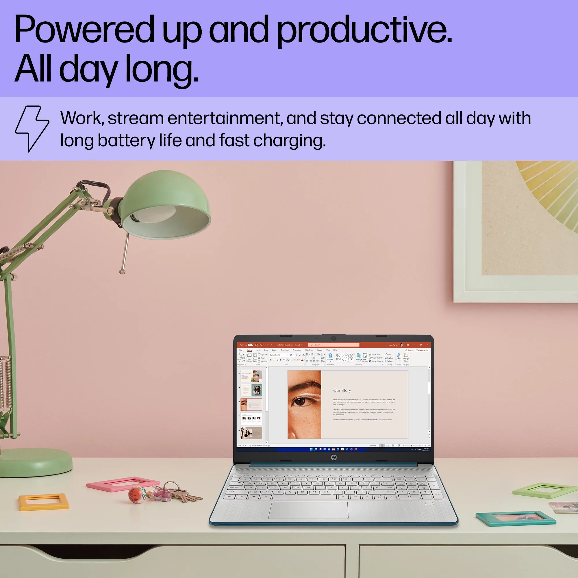 15.6" FHD Laptop, Intel Core i7-1165G7, 16GB RAM, 512GB SSD, Spruce Blue, Windows 11 Home Y60784