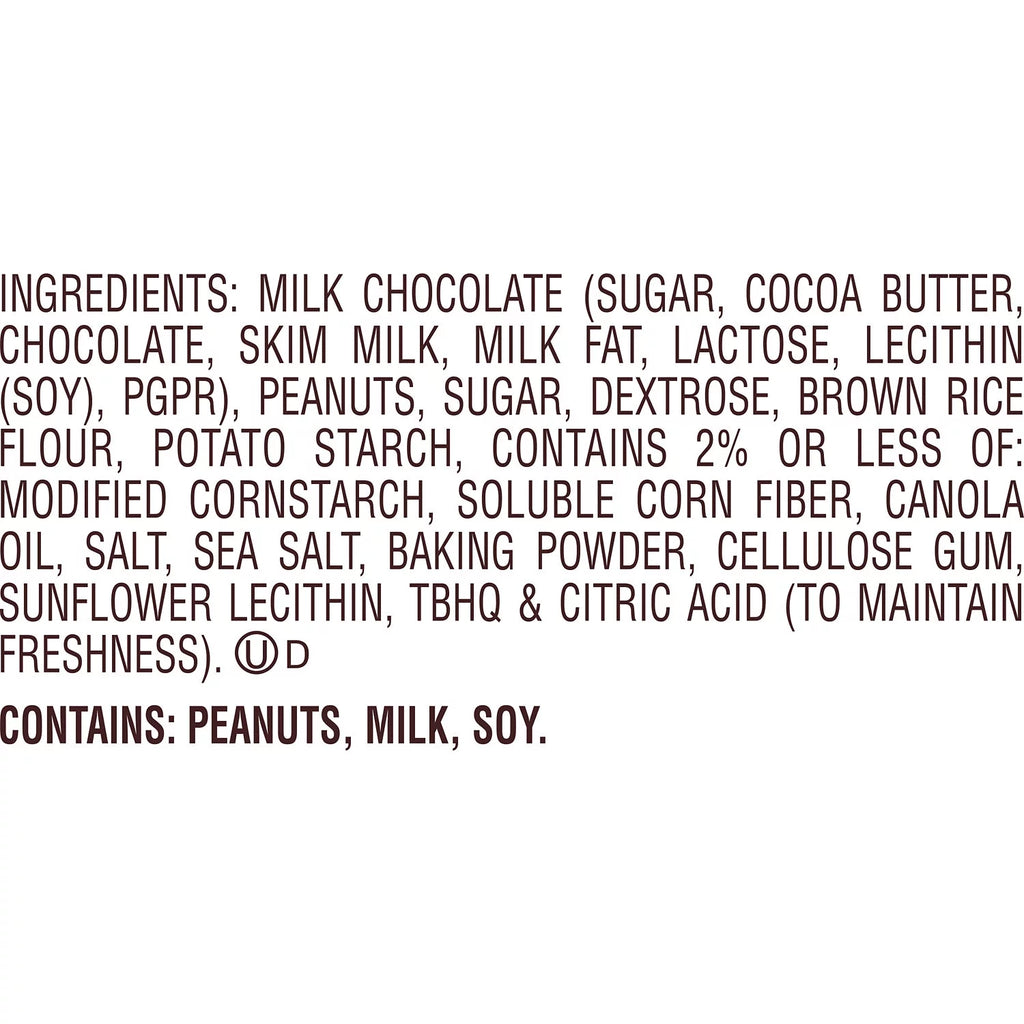 Milk Chocolate Peanut Butter Cups Candy, 1.3 oz, 16 Count P1199