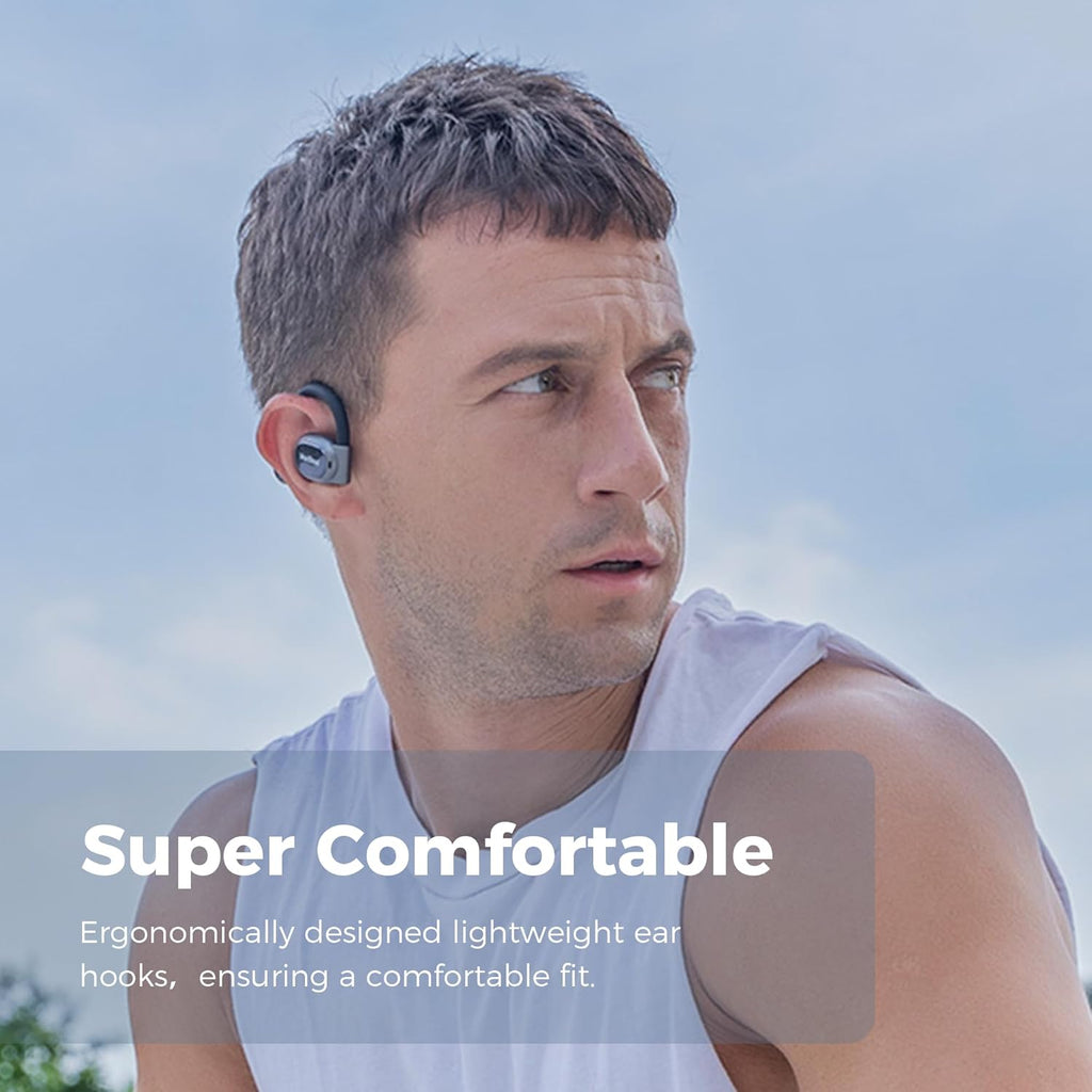 Open Ear Wireless Bluetooth Headphones with 2 Microphone, 55H Play Time S10920