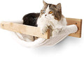 Black Stripe Wooden Cat Wall Shelf P90643