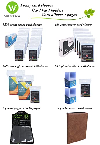 12-Pocket Black Double-Sided Trading Card Album, 480 Pockets W791802