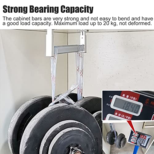 10 20 30 40 50 60 70 80cm Heavy Duty Closet Rod with Screws & Flange S751184