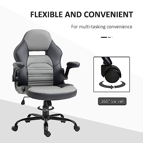 Black Executive Office Chair with Wide Seat O789