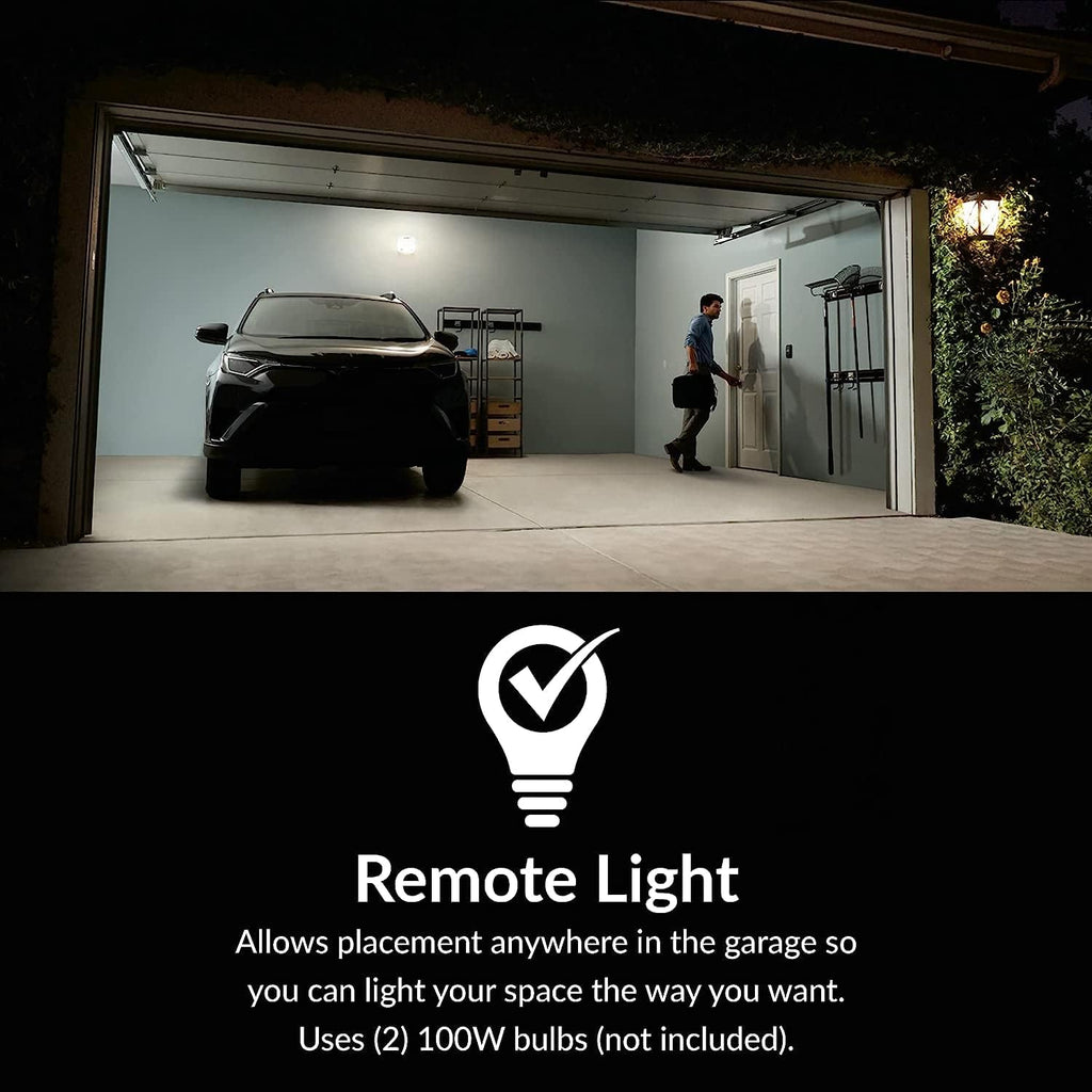 Gray Garage Door Operator with WiFi Control E803