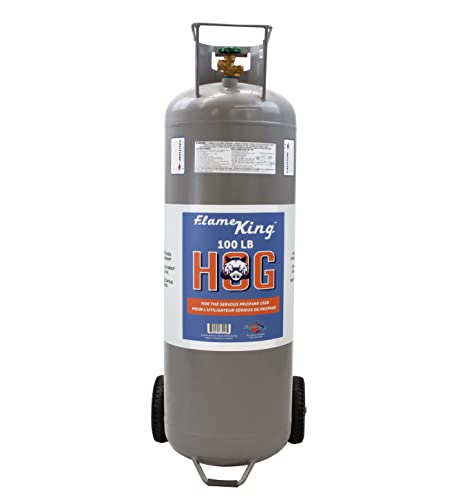 Gray 100 LB Horizontal & Vertical Propane Cylinder C5046