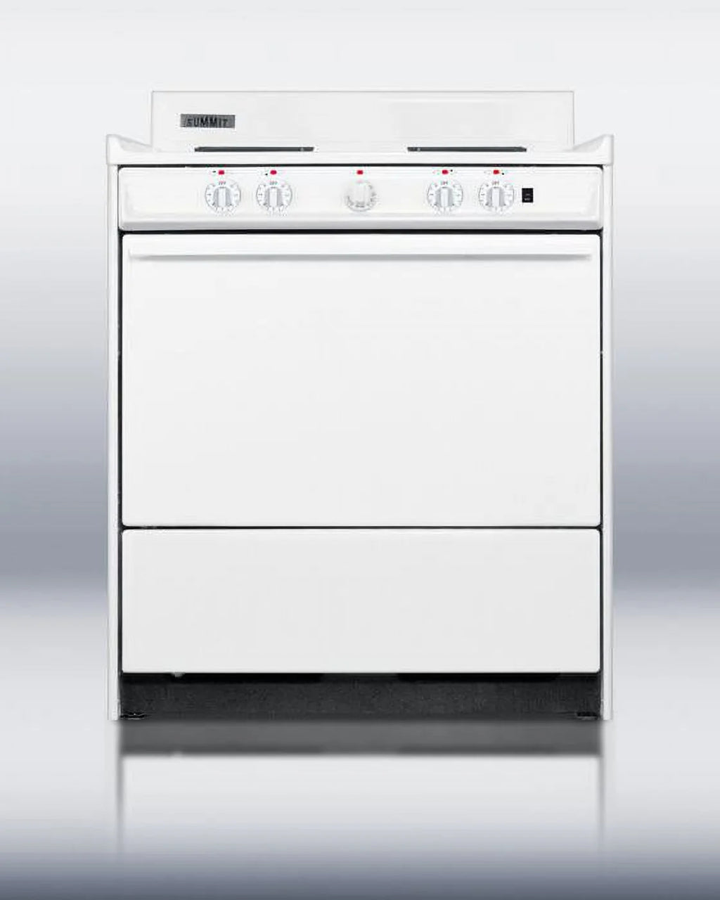 30" Freestanding Electric Range with 4 Burners 3.6 Cu. Ft. Capacity Manual Clean Storage Drawer Porcelain Oven in White E813