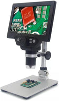 12MP 7 Inch LCD Digital Microscope with Aluminum Alloy Stand U740