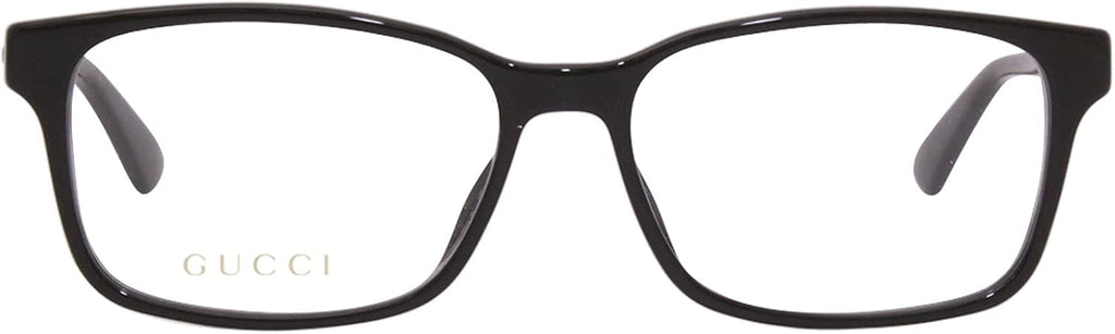 Black Plastic Rectangle Eyeglasses 55mm X4304