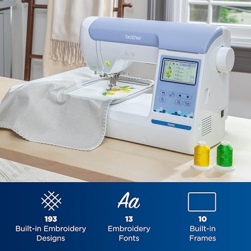 5" x 7" Embroidery Machine with Embroidery Threads & Accessory Kit P35885