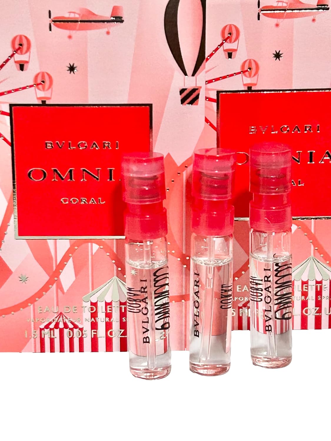 1.5 ml / 0.05 Fl Oz Eau De Toilette Spray Sample Vials (Pack of 3) B4492