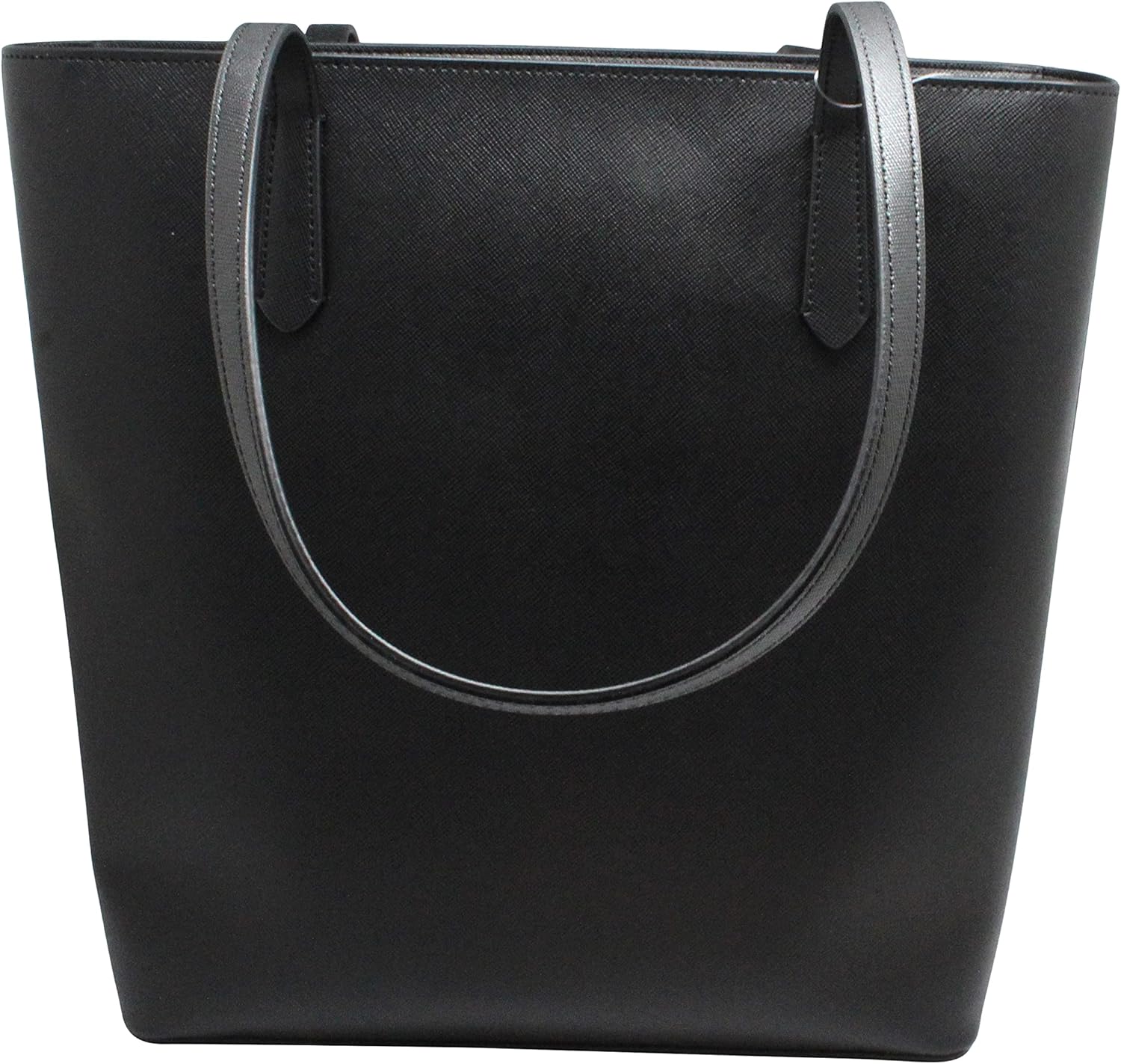 Black Leather Tote D137335