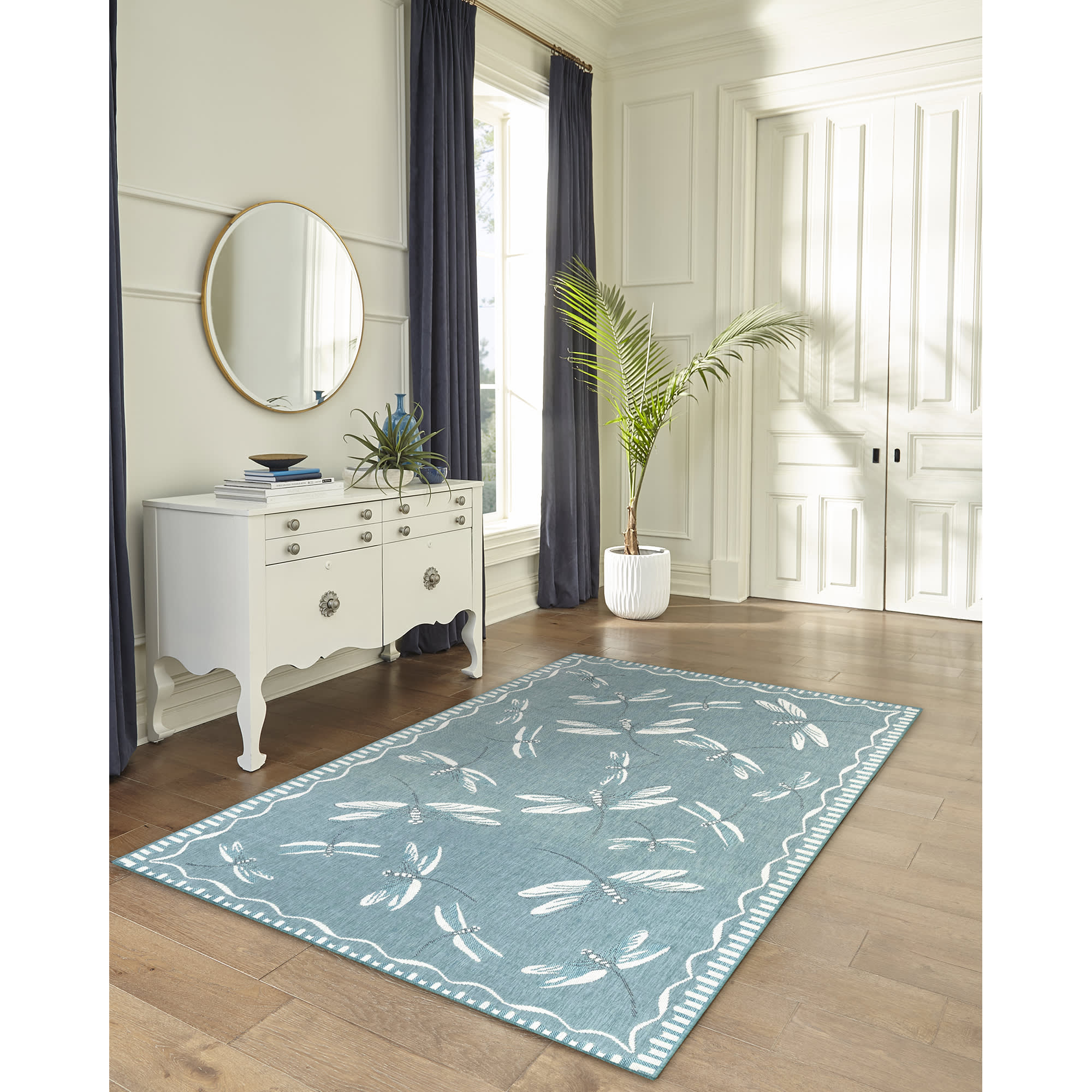 Carmel Dragonfly Indoor Outdoor Area Rug