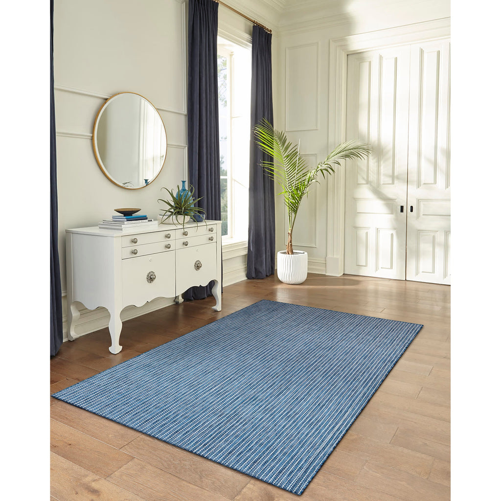 Carmel Texture Stripe Indoor Outdoor Area Rug