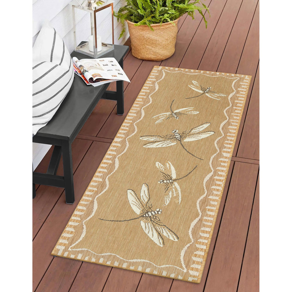 Carmel Dragonfly Indoor Outdoor Area Rug