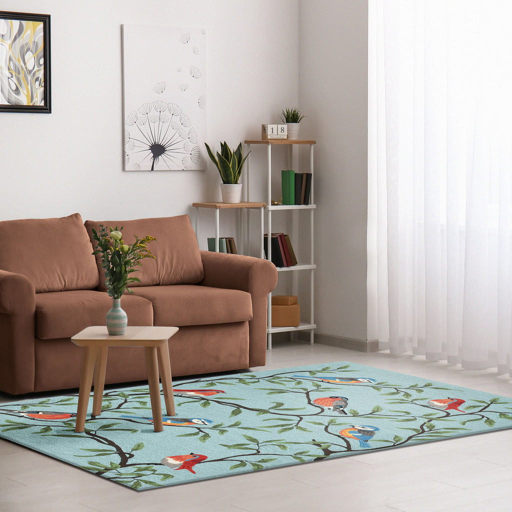 Ravella Birds On Branches Indoor/Outdoor Area Rug