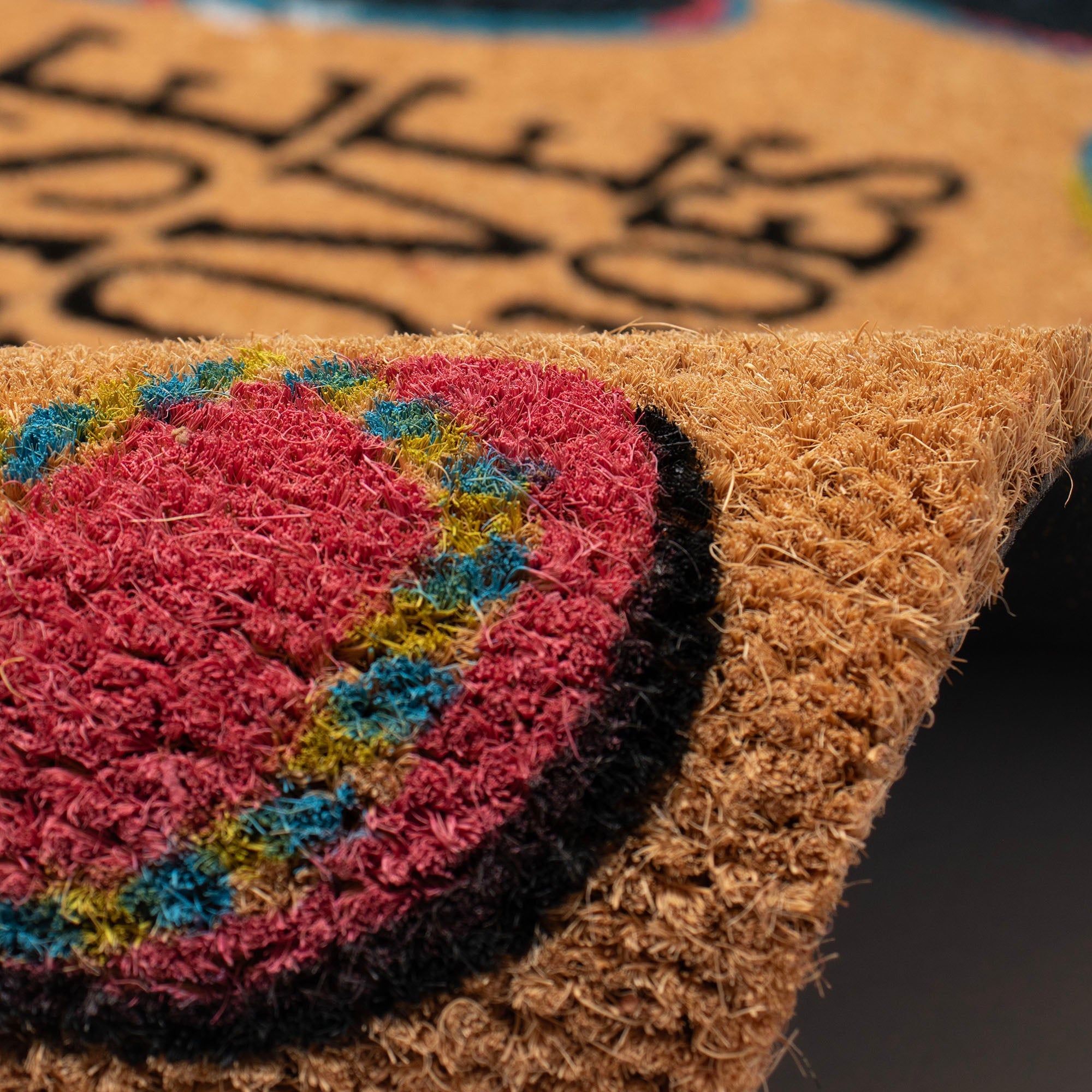 Natura Please Remove Your Shoes Coir Doormat with Non-Slip Backing