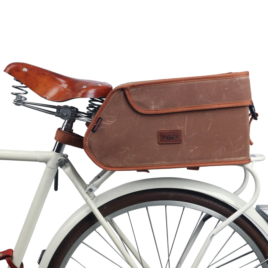 Canvas Brown Insulated Trunk Cooler Storage Bag M372027