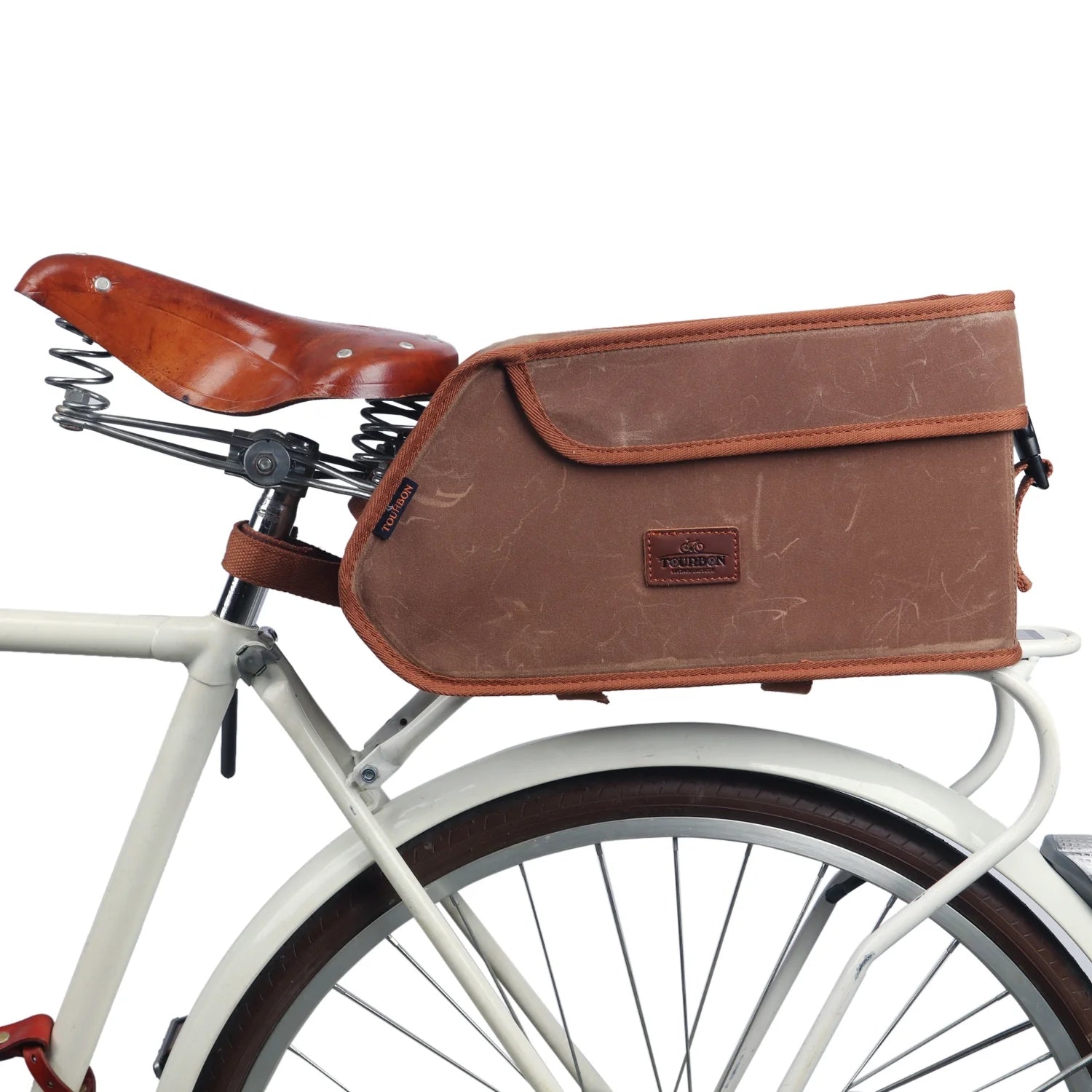 Canvas Brown Insulated Trunk Cooler Storage Bag M372027