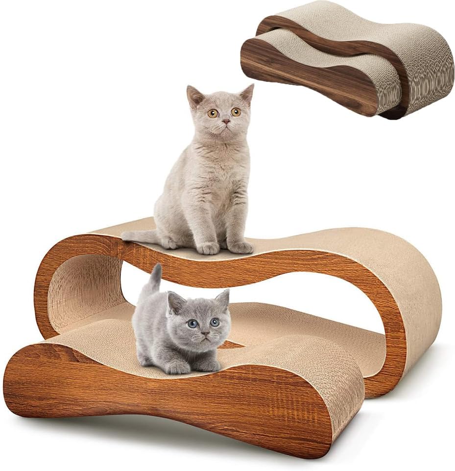 Cat Scratcher Cardboard Lounge Bed Scratching Post Q2352