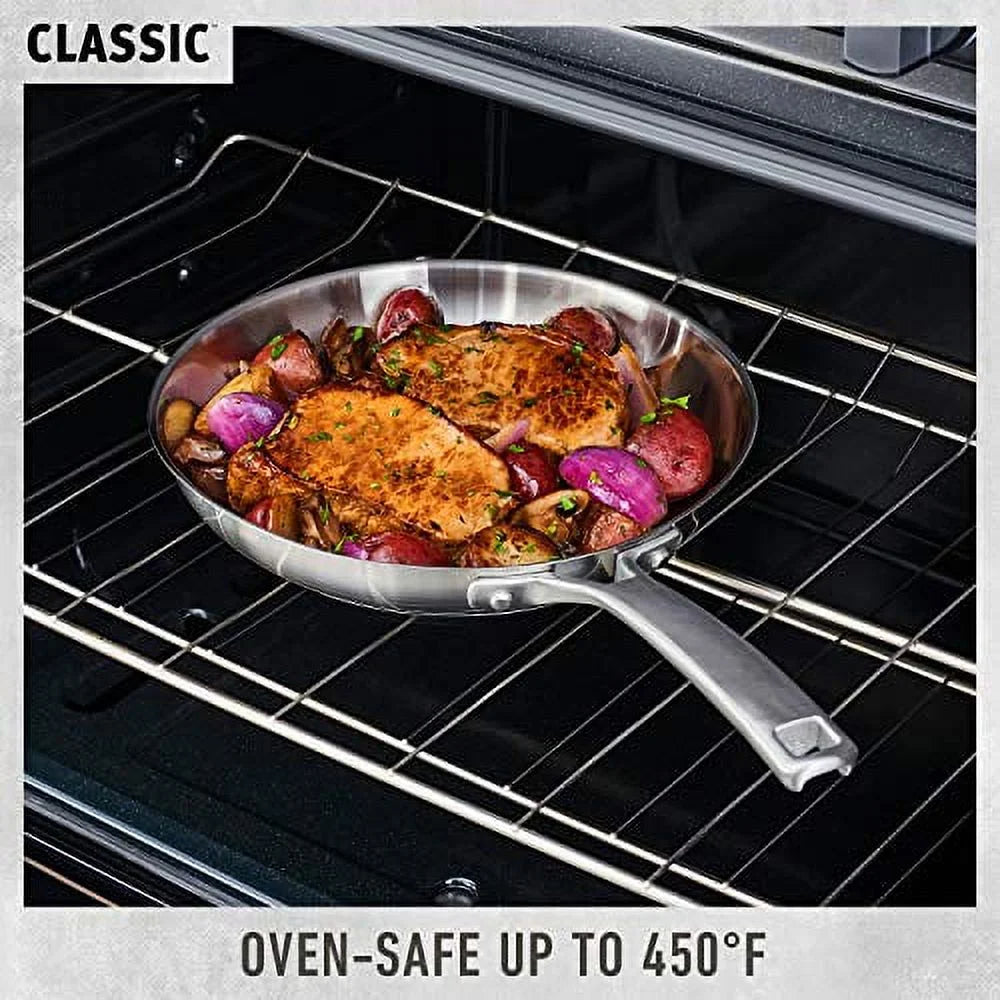 10-Piece Stainless Steel Cookware Set E413227