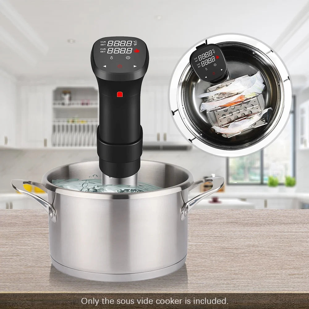 1100W Sous Vide Cooker Waterproof With Accurate Temperature Time Control Display Screen R459262