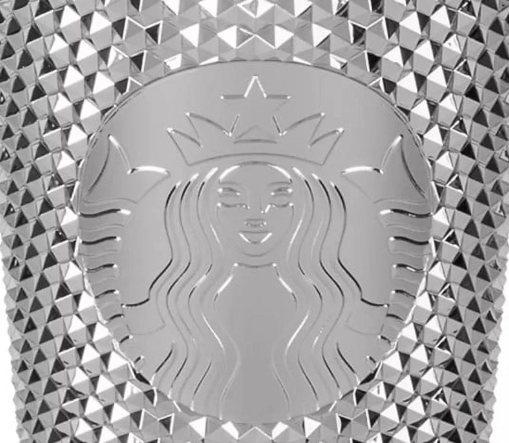 Disney Mickey Mouse Studded Platinum Starbucks Tumbler with Straw X164098