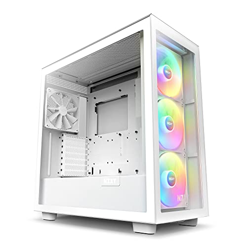 Black ATX Mid Tower PC Gaming Case with Tempered Glass Side Panel H676495