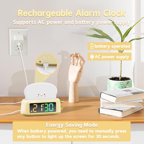Kids Digital Alarm Clock with Night Light O733955