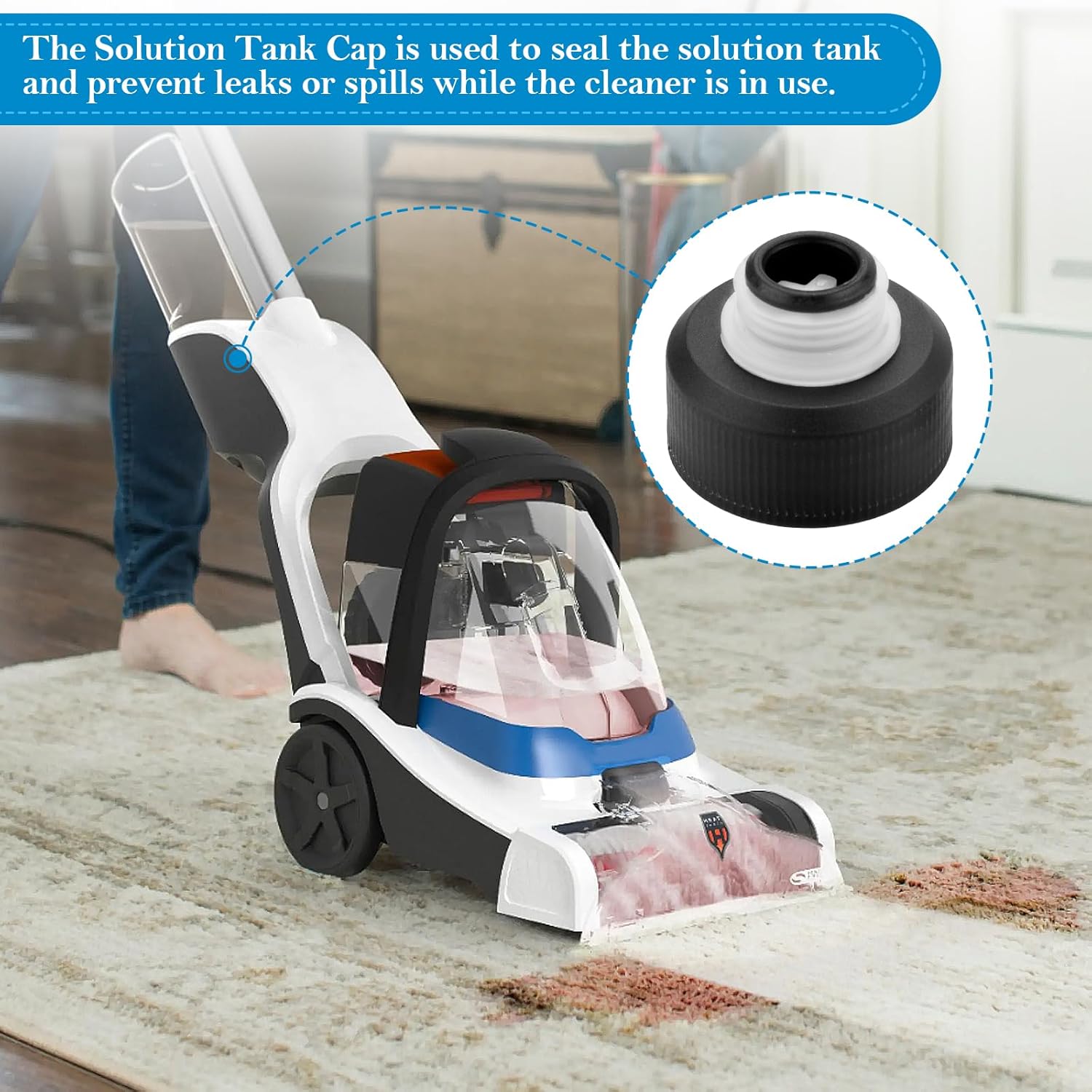 Solution Tank Cap for Hoover Carpet Cleaner M368