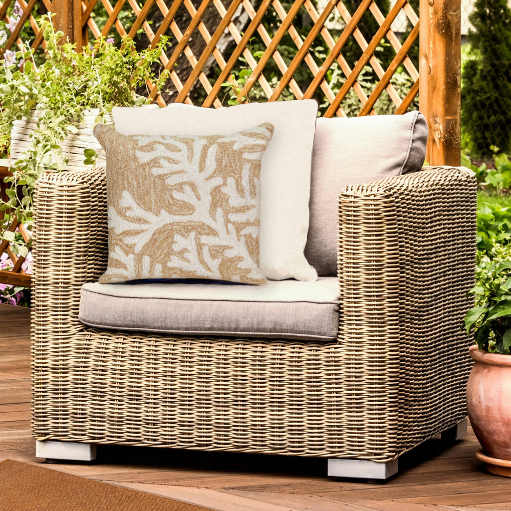 Frontporch Coral Indoor Outdoor Throw Pillow